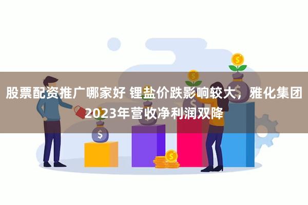 股票配资推广哪家好 锂盐价跌影响较大，雅化集团2023年营收净利润双降