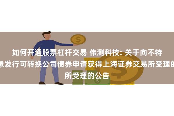 如何开通股票杠杆交易 伟测科技: 关于向不特定对象发行可转换公司债券申请获得上海证券交易所受理的公告