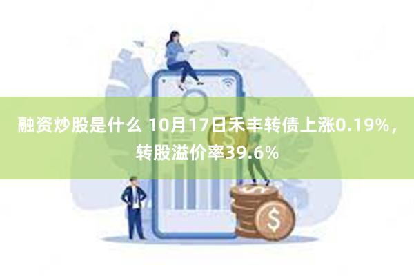 融资炒股是什么 10月17日禾丰转债上涨0.19%，转股溢价率39.6%